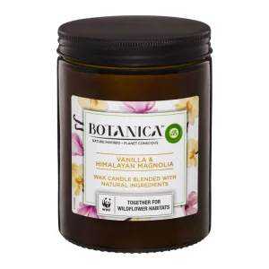 Botanica By Air Wick Candle Vanilla & Himalayan Magnolia 205g
